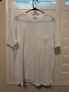 Hermes white tshirt - large